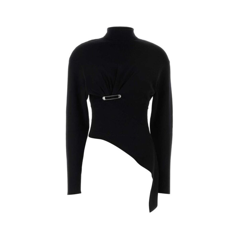 Lanvin Women Black Wool Blend Sweater